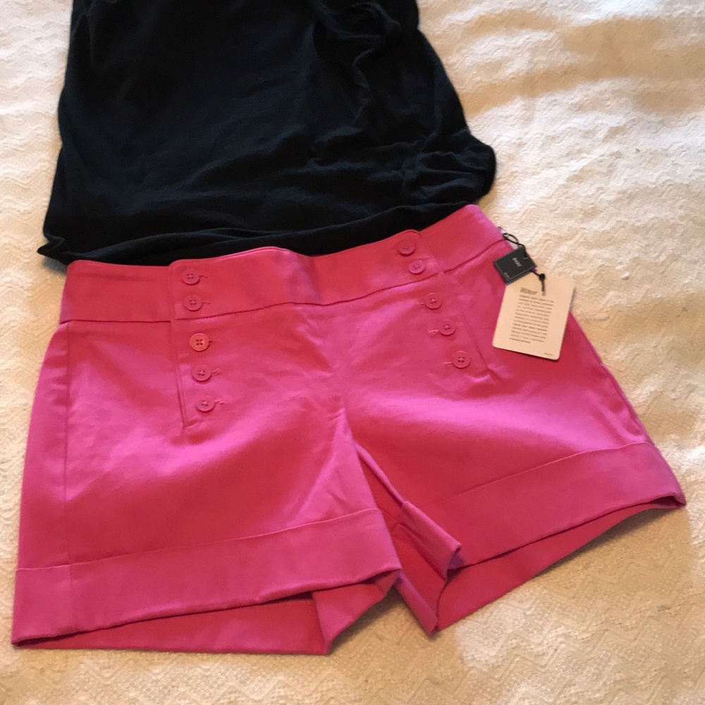 NWT Express The Editor Pink Shorts